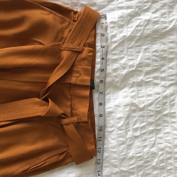 Forever 21 Camel Trousers - Removable Belt Sz S - Picture 8 of 8